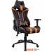 Игровое кресло AeroCool AC120 AIR (черный/оранжевый)