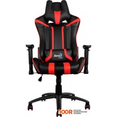 Игровое кресло AeroCool AC120 (черный/красный)