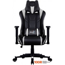 Игровое кресло AeroCool AC220 AIR (черный/белый)