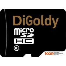 Карта памяти DiGoldy microSD (Class 10) 16GB [DG0016GCSDHC10-W/A-AD]
