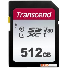 Карта памяти Transcend SDXC 300S 512GB