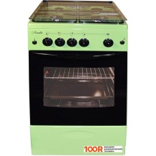 Кухонная плита Лысьва ГП 400 МС-2у (зеленый, стеклянная крышка)