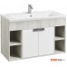 Мебель для ванной Акватон Тумба под умывальник Флай 100 1A237501FAX10 (белый/дуб крафт)