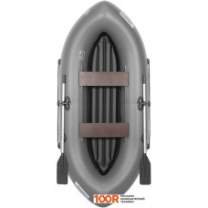 Надувная лодка Лоцман Турист ЛТ-300 ВНД (серый)