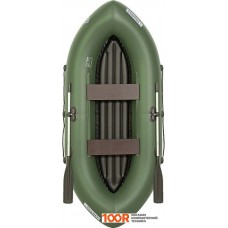 Надувная лодка Лоцман Турист ЛТ-300 ВНД (зеленый)