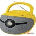 Портативная аудиосистема BBK BX195U (серый/желтый)