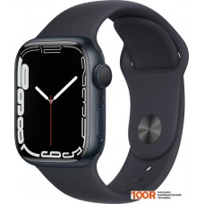 Умные часы Apple Watch Series 7 41 мм (темная ночь/темная ночь спортивный)