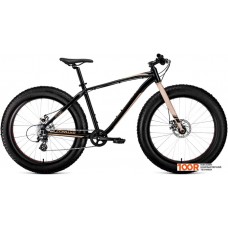 Велосипед Forward Bizon 26 2021 (черный/бежевый)