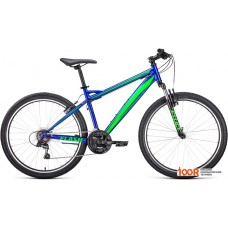 Велосипед Forward Flash 26 1.0 р.19 2022 (синий/ярко-зеленый)