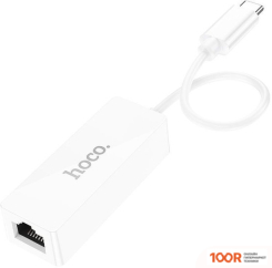 Hoco UA22 USB TYPE-C - RJ45 (1.3 М, БЕЛЫЙ) (410602)