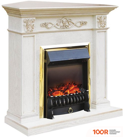 Смолком VERONA CORNER + FOBOS FX BRASS RB-STD 5BRFX (БЕЛЫЙ ДУБ/ПАТИНА ЗОЛОТО) (408977)