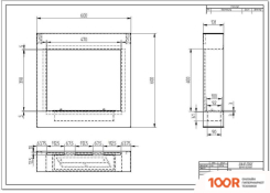 ZeFire ORION QUBE 600 С БЕЛОЙ РАМКОЙ (408736)