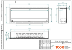 ZeFire CONTOUR УГЛОВОЙ 1100 ПРАВЫЙ (ESTETIC FLAME) (408572)