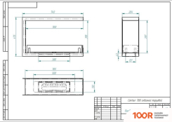 ZeFire CONTOUR ТОРЦЕВОЙ СКВОЗНОЙ 700 (ESTETIC FLAME) (408569)