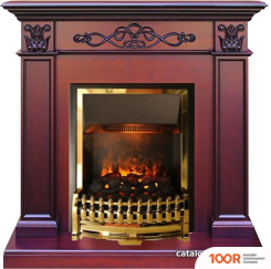 Smolcom VERONA STD-ASP С DIMPLEX ATHERTON (МАХАГОН КОРИЧНЕВЫЙ АНТИК) (408463)