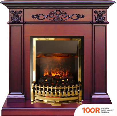 Smolcom VERONA STD-ASP С DIMPLEX ATHERTON (МАХАГОН КОРИЧНЕВЫЙ АНТИК) (408463)