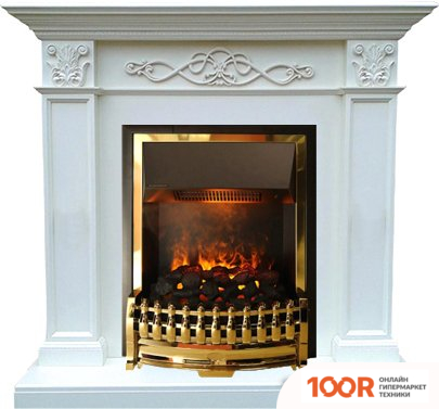 Smolcom VERONA STD-ASP С DIMPLEX ATHERTON (БЬЯНКО БЕЛЫЙ ДУБ) (408461)