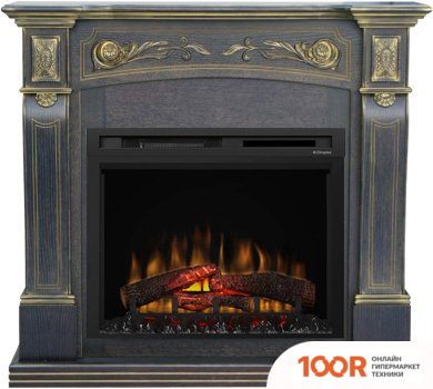 Smolcom TURIN MB/JUP/SYM26 С DIMPLEX XHD28L-INT (ТЕМНЫЙ ОРЕХ, ПАТИНА) (408425)