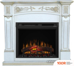 Smolcom TURIN MB/JUP/SYM26 С DIMPLEX XHD28L-INT (БЕЛЫЙ ДУБ, ПАТИНА) (408424)