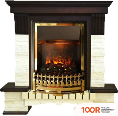 Smolcom STONE MONTEBELLO STD-ASP С DIMPLEX ATHERTON (ТЕМНЫЙ ОРЕХ) (408399)