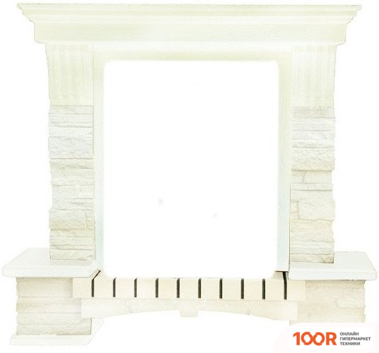 Smolcom STONE MONTEBELLO STD-ASP (БЕЛЫЙ ВАНИЛЬ/ПАТИНА КОРИЧНЕВАЯ) (408390)