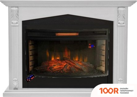 Smolcom PRAGA FS33/FS33W С FIRESPACE 33W S IR (БЬЯНКО БЕЛЫЙ ДУБ) (408333)