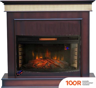 Smolcom MURANO FS33W С REALFLAME FIRESPACE 33W S IR (МАХАГОН КОРИЧНЕВЫЙ) (408289)