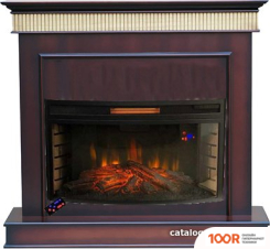 Smolcom MURANO FS33W С REALFLAME FIRESPACE 33W S IR (МАХАГОН КОРИЧНЕВЫЙ) (408289)