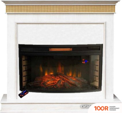 Smolcom MURANO FS33W С REALFLAME FIRESPACE 33W S IR (БЕЛЫЙ ДУБ) (408288)