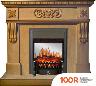 Smolcom CORSICA NEW STD-ASP С REALFLAME FOBOS-S LUX BL LT (ДУБ АНТИК) (408021)