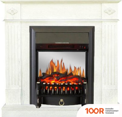 Smolcom BRIGHTON STD-ASP С REALFLAME FOBOS-S LUX BL LT (БЕЛЫЙ ДУБ) (407953)