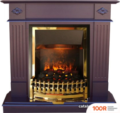 Smolcom BRIGHTON STD-ASP С DIMPLEX ATHERTON (МАХАГОН КОРИЧНЕВЫЙ АНТИК) (407952)