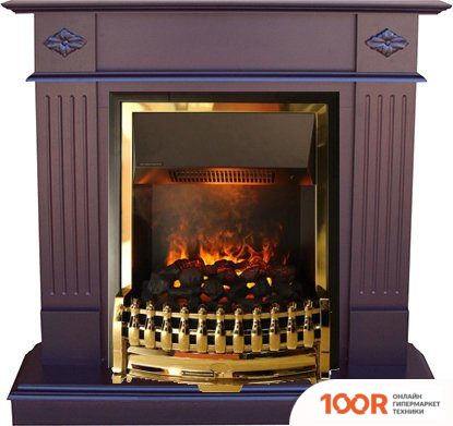 Smolcom BRIGHTON STD-ASP С DIMPLEX ATHERTON (МАХАГОН КОРИЧНЕВЫЙ АНТИК) (407952)