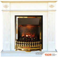 Smolcom BRIGHTON CORNER STD-ASP С DIMPLEX ATHERTON (БЕЛЫЙ ДУБ, ПАТИНА) (407917)