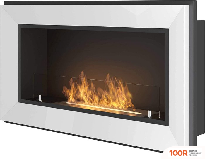 SimpleFire FRAME 900 (БЕЛЫЙ, СО СТЕКЛОМ) (407808)