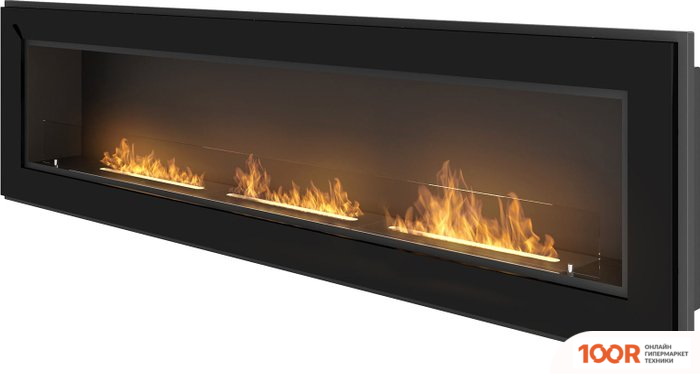 SimpleFire FRAME 1800 (ЧЕРНЫЙ, СО СТЕКЛОМ) (407798)