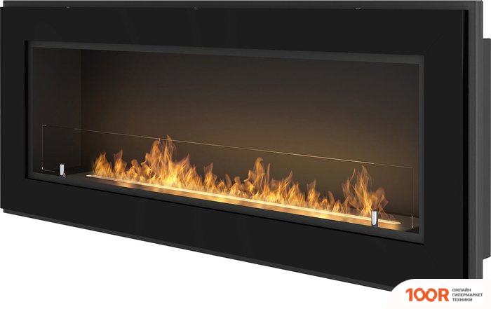 SimpleFire FRAME 1200 (ЧЕРНЫЙ, СО СТЕКЛОМ) (407792)