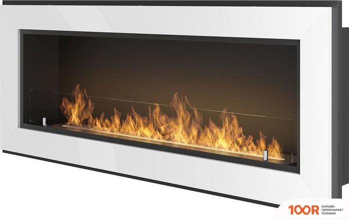 SimpleFire FRAME 1200 (БЕЛЫЙ, СО СТЕКЛОМ) (407788)