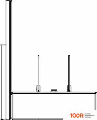 Ebios Fire QUADRA WALL (НЕРЖАВЕЮЩАЯ СТАЛЬ ШЛИФОВАННАЯ) (407554)