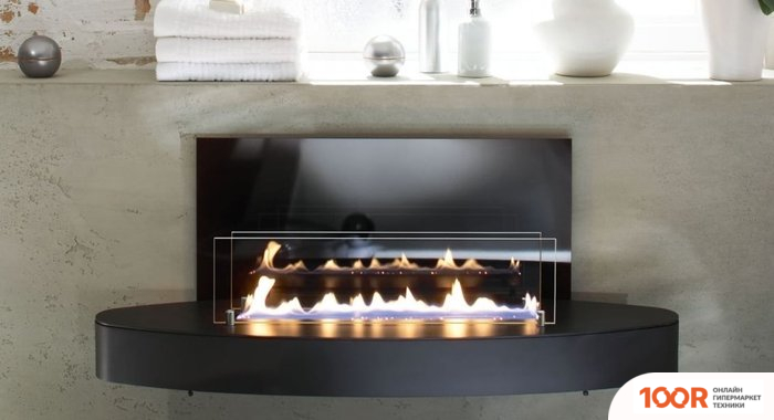 Ebios Fire ELIPSE WALL (НЕРЖАВЕЮЩАЯ СТАЛЬ ШЛИФОВАННАЯ) (407511)