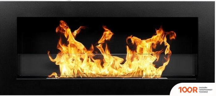 BiokominkiGMT 900X400 SLIM (ЧЕРНЫЙ МАТОВЫЙ СО СТЕКЛОМ) (407406)