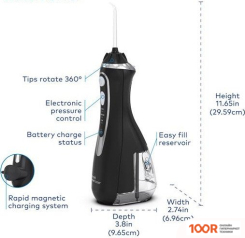 Waterpik WP-582 (ЧЕРНЫЙ) (406952)