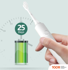 Infly SONIC ELECTRIC TOOTHBRUSH T03S (1 НАСАДКА, ФИОЛЕТОВЫЙ) (406732)