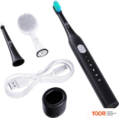 Infly SONIC ELECTRIC TOOTHBRUSH P20C (3 НАСАДКИ, ЧЕРНЫЙ) (406722)