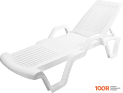 Шезлонг Эльфпласт КАПРИ 423 (БЕЛЫЙ) (406125)