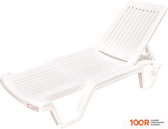 Шезлонг Эльфпласт КАПРИ 422 (БЕЛЫЙ) (406124)