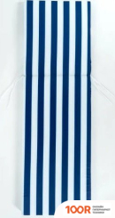 Шезлонг Эльфпласт 180Х55Х6 СМ (БЕЛЫЙ/СИНИЙ) (406119)