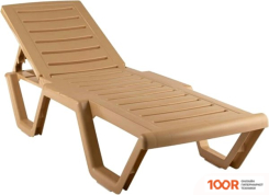 Шезлонг Элластик-Пласт АТЛАНТ 186X63X32 (БЕЖЕВЫЙ) (406106)