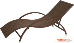 Шезлонг Mebius UELS U001 (АЛЮМИНИЙ) (406048)