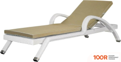 Шезлонг Mebius TENERIFE CTE001 (БЕЛЫЙ) (406043)